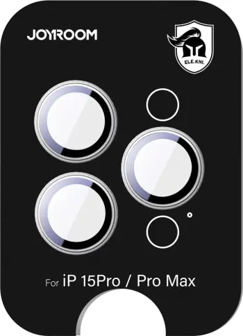 Mbrojtës xhami për kamera Joyroom JR-MFY0254 për iPhone 15 Pro/Pro Max, Kaltër