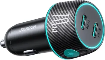Karikues veture Joyroom JR-CCN02, 2x USB C, 70W, i zi