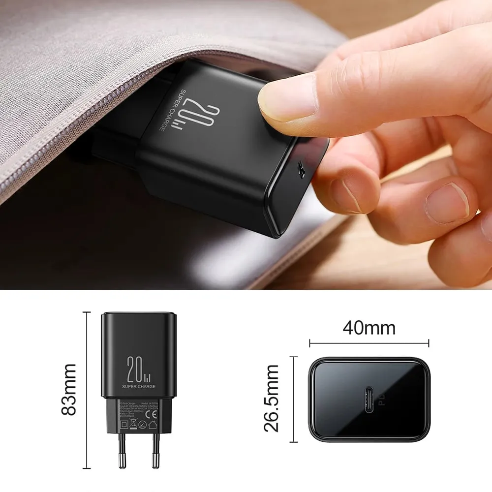 Karikues muri Joyroom JR-TCF06, USB-C, 20W, i zi - 3