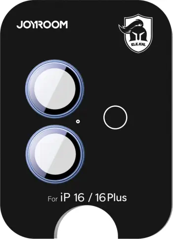 Xham mbrojtës për lente Joyroom JR-MFY0257 për iPhone 16/16 Plus, kaltër