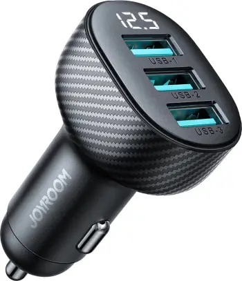 Karikues makine Joyroom JR CCD03, 3x USB A, 3.4A, i zi