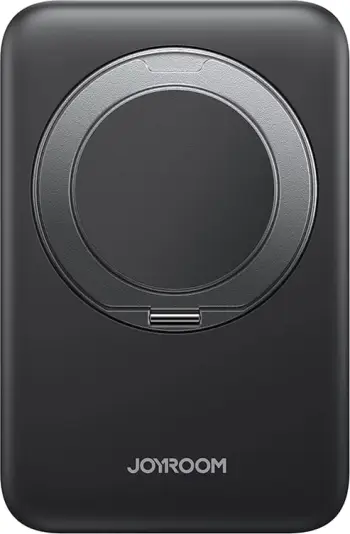 Powerbank Joyroom JR-PBM12, 10000mAh, 22.5W, MagSafe, Qi2, me ring base, e zezë