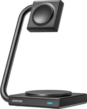 Karikues induktiv 2-në-1 Joyroom JR-WQN05, MagSafe/Qi, i palosshëm, i zi