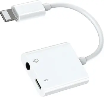 Adapter audio Joyroom S-Y105, Lightning në 3.5mm, i bardhë