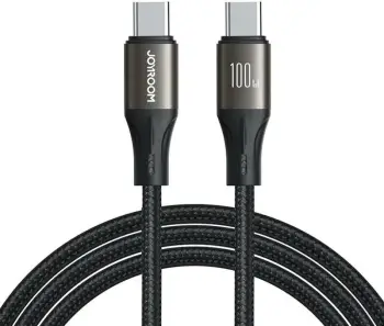 Kabllo USB-C në USB-C Joyroom SA25-CC5, 1.2m, 100W, e zezë