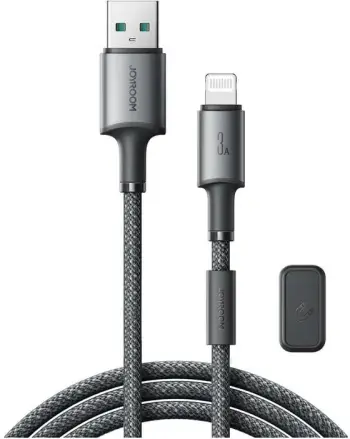 Kabllo Joyroom S-A50 Unlimited, USB në Lightning, 1.2m, 3A, Gri