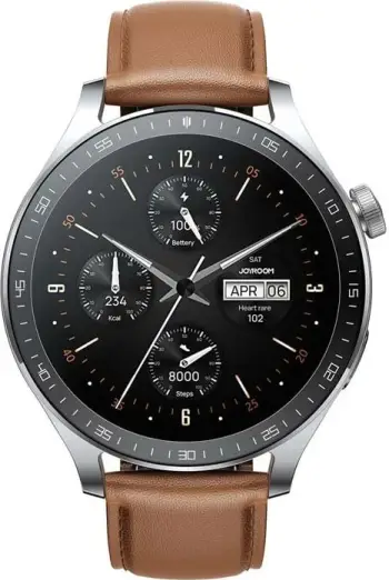 Smartwatch Joyroom JR-FC2 Pro, 1.46", 350 mAh, iOS/Android, argjendtë me rrip lëkure