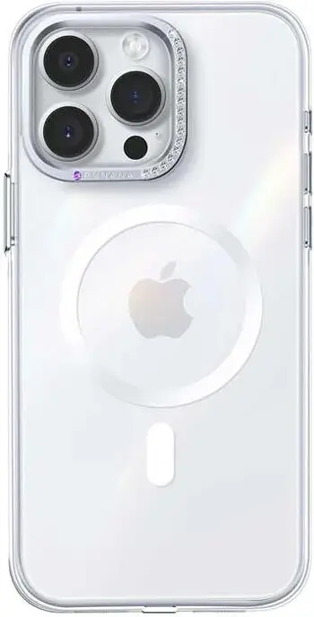 Mbështjellës Joyroom PN-15B2 Glacier për iPhone 15 Pro, MagSafe, transparent