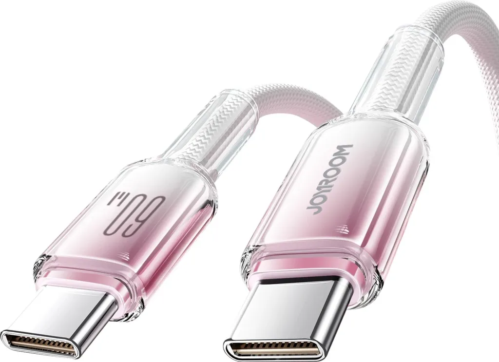 Kabllo USB-C në USB-C Joyroom S-A42, 1.2m, 60W, Bardhë - 2