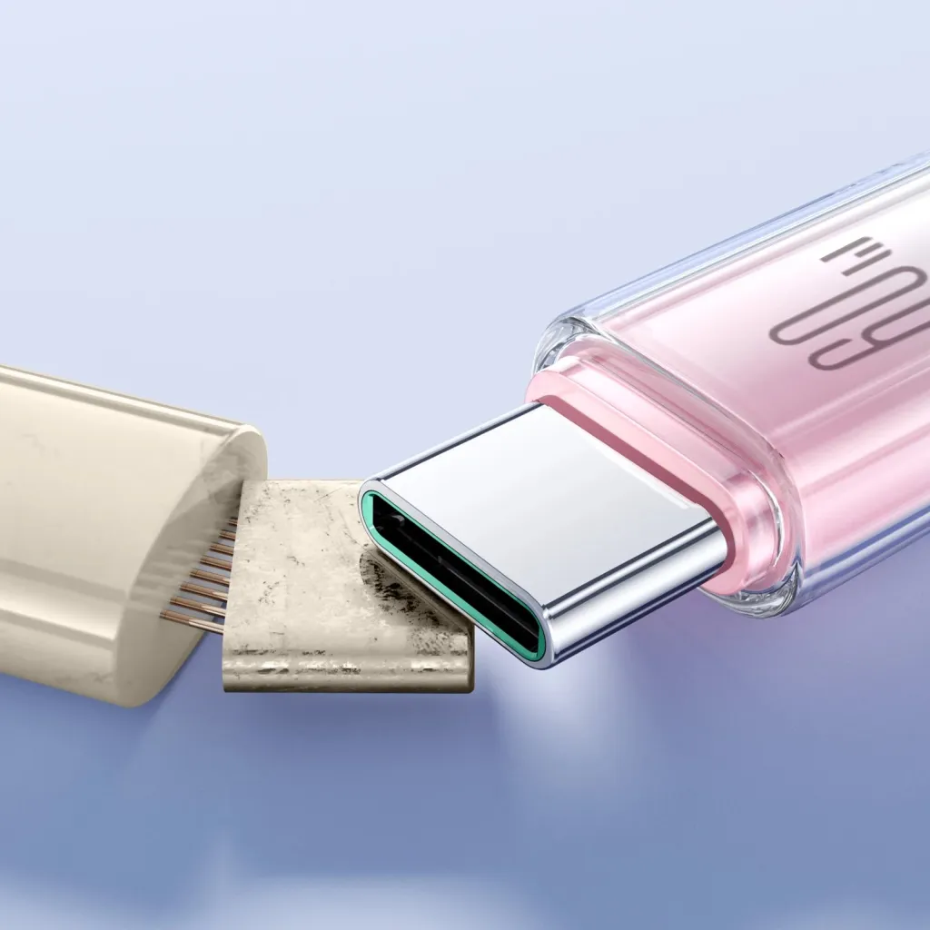Kabllo USB-C në USB-C Joyroom S-A42, 1.2m, 60W, Bardhë - 14