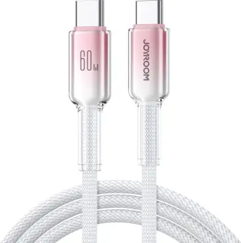 Kabllo USB-C në USB-C Joyroom S-A42, 1.2m, 60W, Bardhë