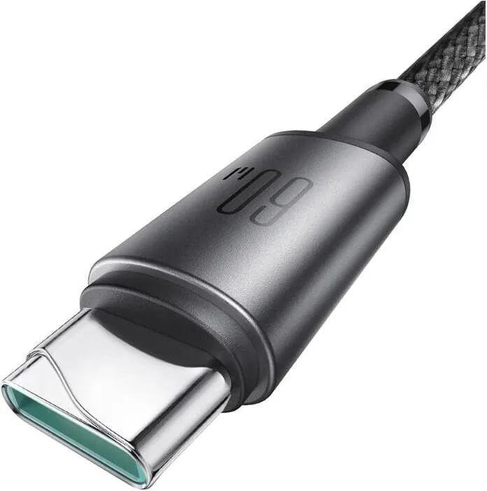 Kabllo USB-C në USB-C Joyroom S-A50, 1.2m, 60W, Gri - 3