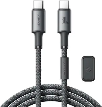 Kabllo USB-C në USB-C Joyroom S-A50, 1.2m, 60W, Gri