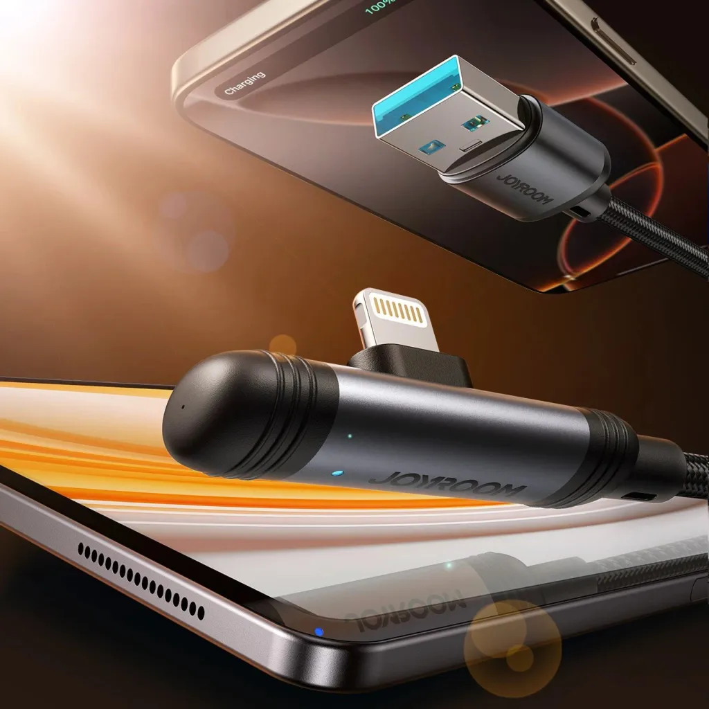 Kabllo Joyroom S-A56 EnjoyX Series USB-A në Lightning 1.2m, 3A, e zezë - 2