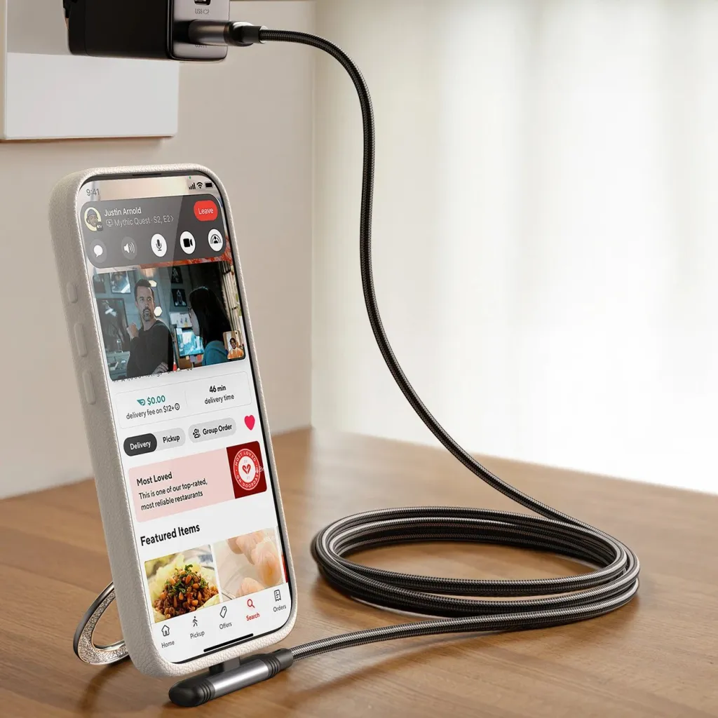 Kabllo Joyroom S-A56 EnjoyX Series USB-A në Lightning 1.2m, 3A, e zezë - 5