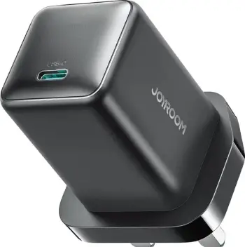 Karikues muri Joyroom JR-TCG18, 65W, 1x USB-C, prizë UK, zi