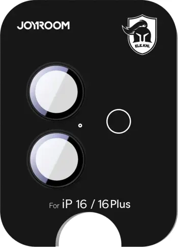 Mbrojtës xhami për lente Joyroom JR-MFY0255 për iPhone 16/16 Plus, i zi