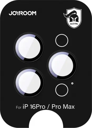 Mbrojtës xhami për kamera Joyroom JR-MFY0260 për iPhone 16 Pro/16 Pro Max, zi