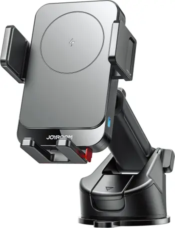 Mbajtës makine Joyroom JR-ZS241S me karikim wireless, për panel, i zi