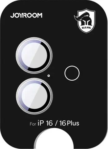 Mbrojtës xhami për lente Joyroom JR-MFY0256 për iPhone 16/16 Plus, argjend