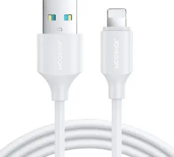 Kabllo USB-A në Lightning Joyroom Long-Lasting Series A9 S-UL012A9 1m 2.4A 20W 480Mbps e bardhë