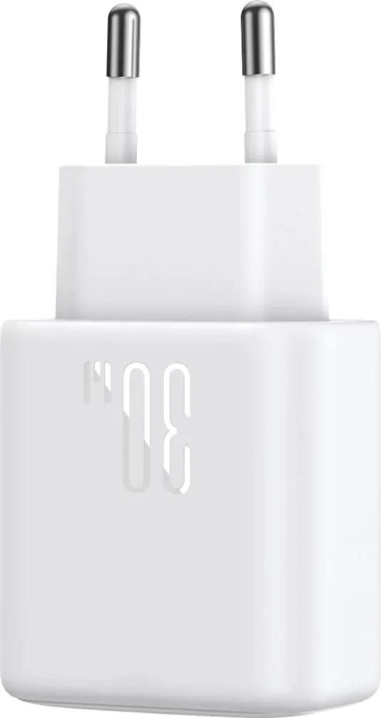 Karikues rrjeti USB-C PD 30W QC SFC, Joyroom JR-TCF24, 1 port, PPS, prizë EU, kabllo USB-C 1m, i bardhë, set - 3
