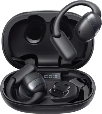 Kufje TWS open-ear Joyroom JR-OE4 Bluetooth 5.4, AAC/SBC, drajver 16mm, IPX4, USB-C, 12.5h/50h, të zeza