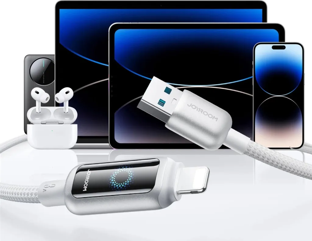Kabllo USB Joyroom S-CL020A, USB A në Lightning, 3A, 1.2m, e bardhë - 5