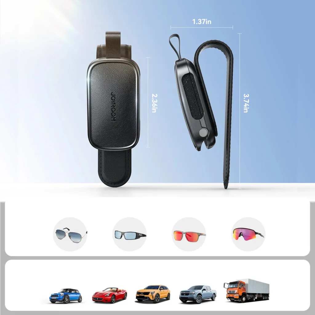 Mbajtës magnetik për syze Joyroom, i zi - 4