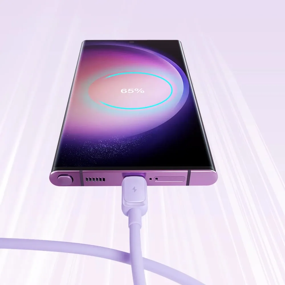 Kabllo USB Joyroom JYR761, USB A në USB C, 1.2 m, 3A, vjollcë - 12
