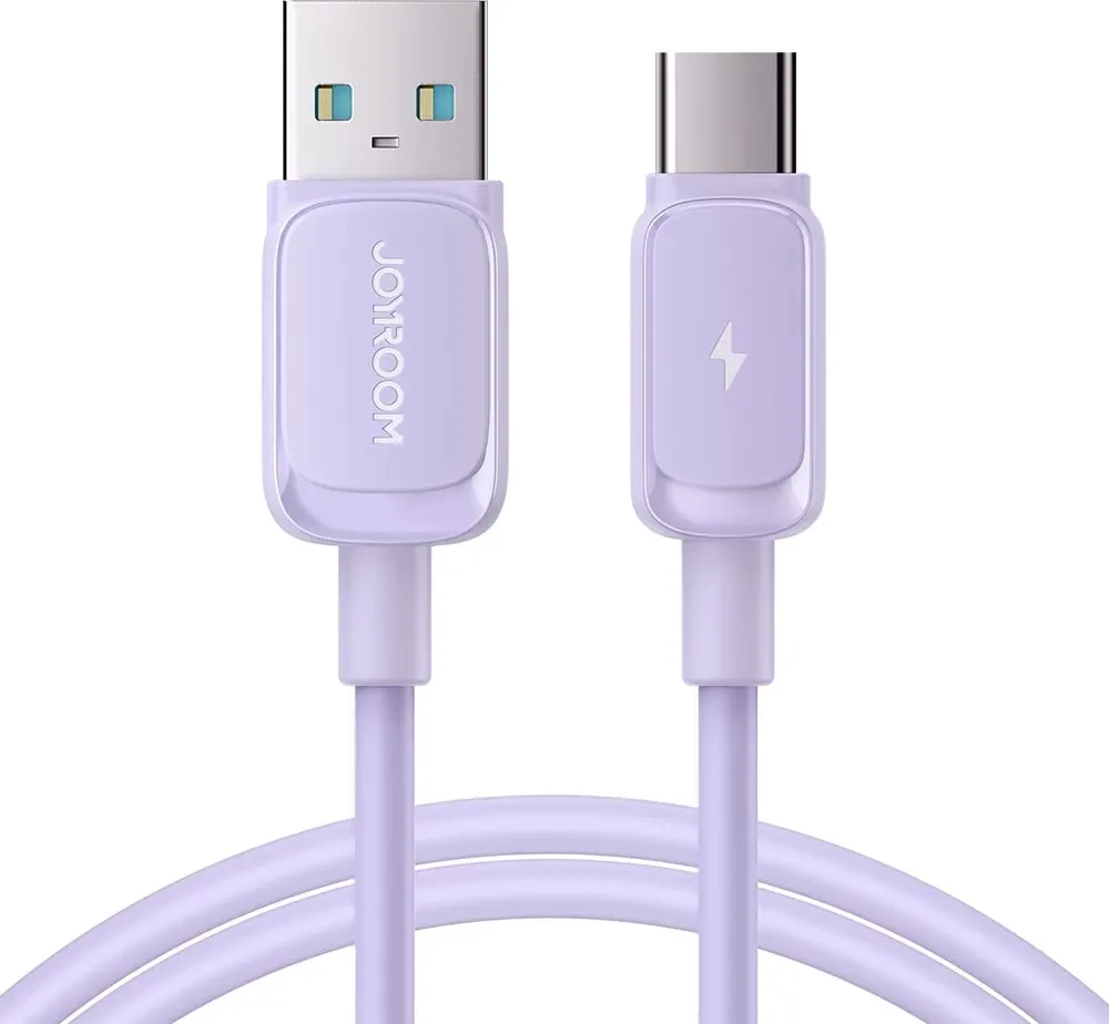 Kabllo USB Joyroom JYR761, USB A në USB C, 1.2 m, 3A, vjollcë - 3