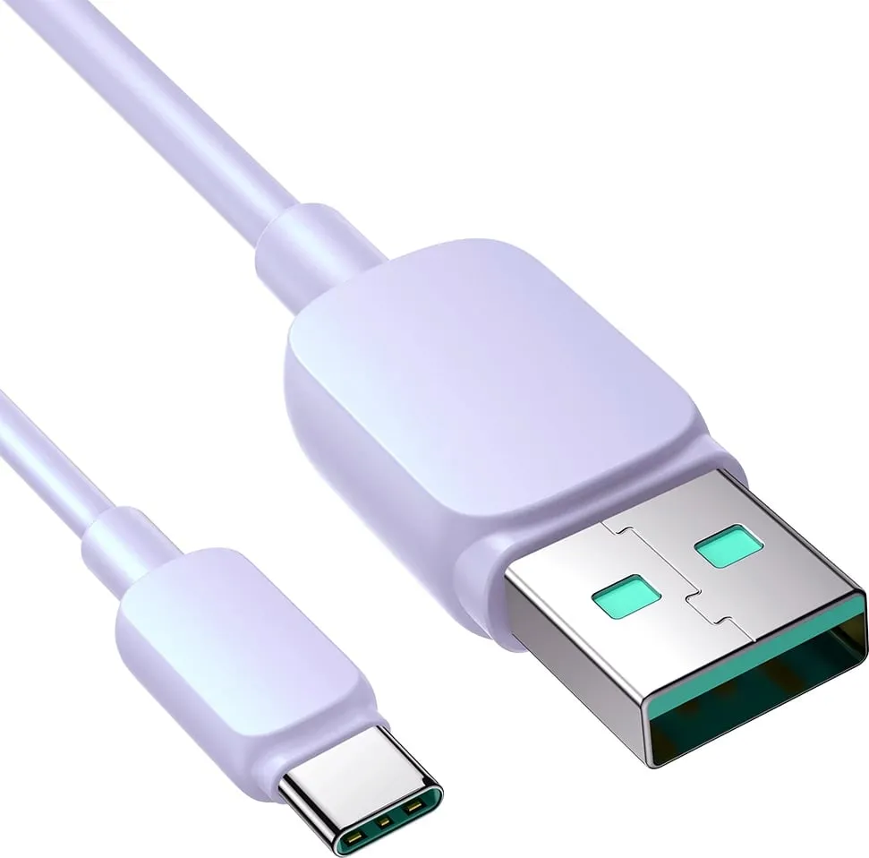 Kabllo USB Joyroom JYR761, USB A në USB C, 1.2 m, 3A, vjollcë - 4