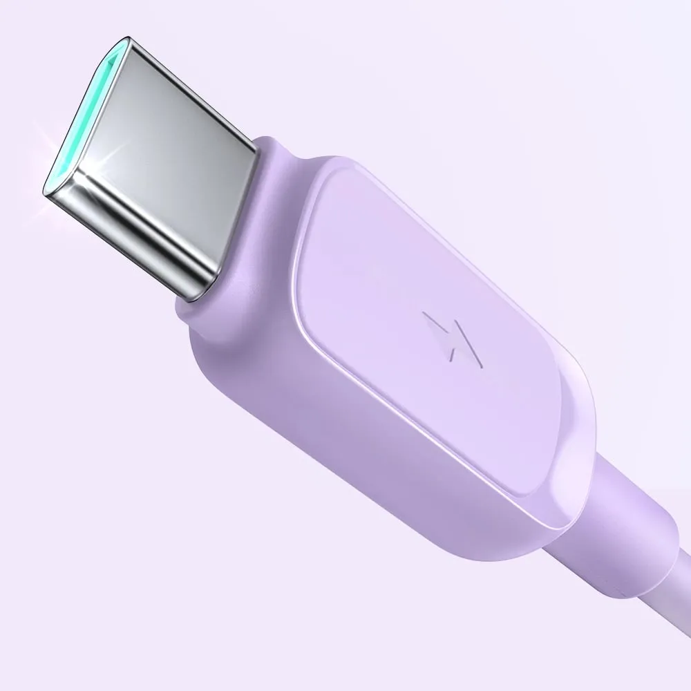 Kabllo USB Joyroom JYR761, USB A në USB C, 1.2 m, 3A, vjollcë - 9