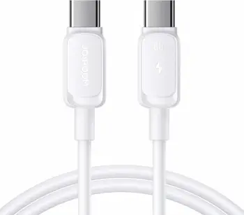 Kabëll karikues Joyroom S-A14 Multi-Color, USB C në USB C, 60W, 1.2m, i bardhë