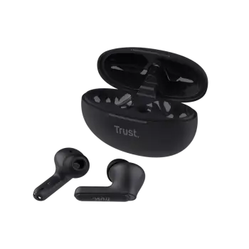 Kufje Trust Yavi TWS, Bluetooth, të zeza