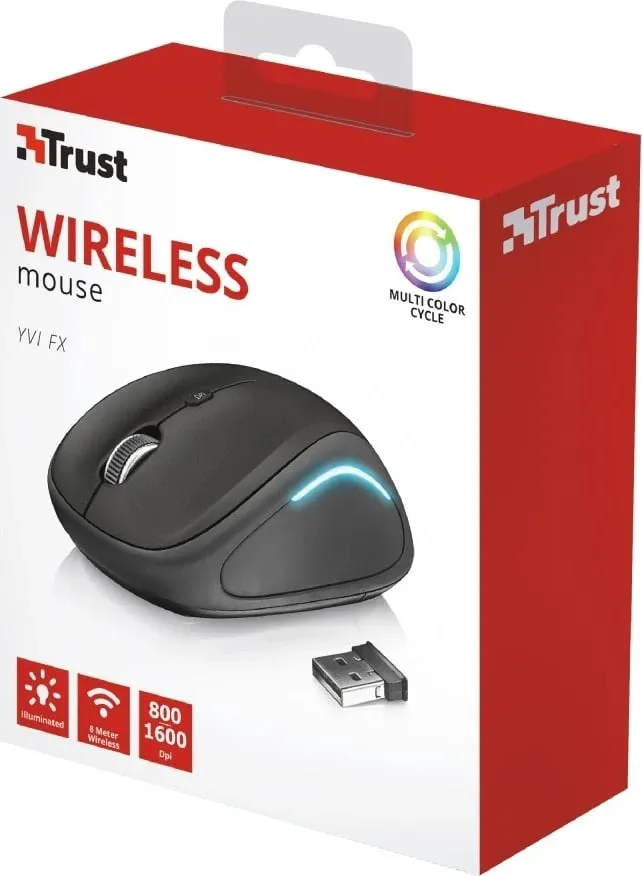Maus wireless Trust Yvi FX, i zi - 5
