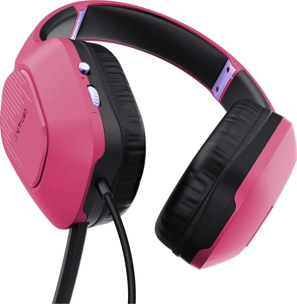 Kufje Trust Gaming GXT 415P, rozë - 3