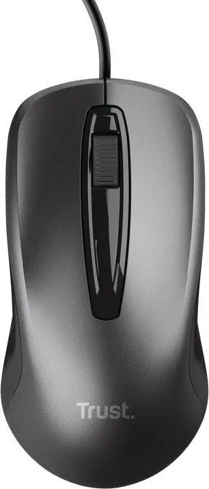 Maus Trust Basi, me kabllo, USB, i zi