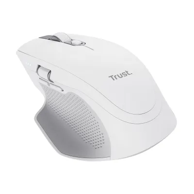 Maus Trust Ozaa+, RF Wireless + Bluetooth, 3200 DPI, i bardhë - 3