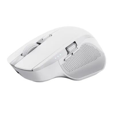 Maus Trust Ozaa+, RF Wireless + Bluetooth, 3200 DPI, i bardhë - 5