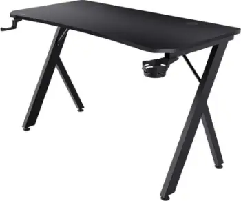 Tavolinë Trust GXT 700 Omnius, drejtkëndore, metalike, 120x60cm, e zezë