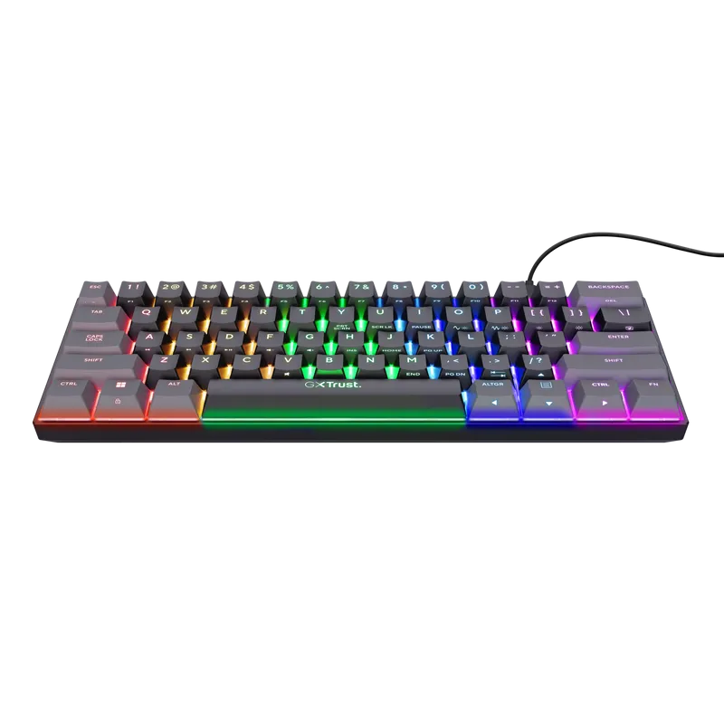 Tastierë TrustGaming GXT 867 Acira, e zezë - 2