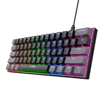 Tastierë TrustGaming GXT 867 Acira, e zezë