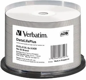 Disk Verbatim DVD+R, 8.5GB, 8x, 50 copë - 1