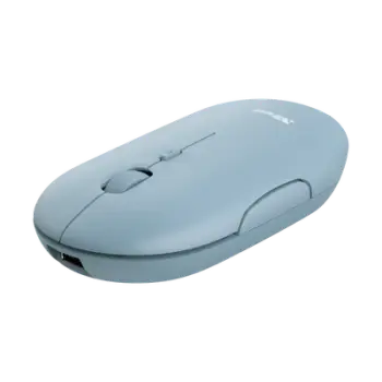 Maus TRUST PUCK/, optik, 1600 DPI/USB + bluetooth, i kaltër