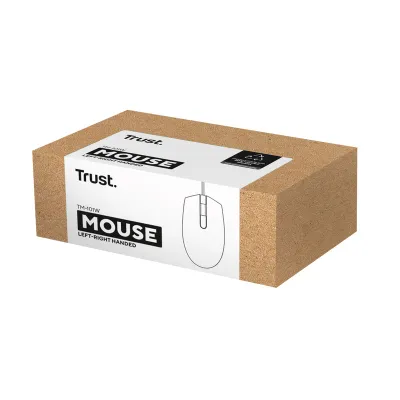 Maus Trust TM-101W, 1200 DPI, i bardhë - 3
