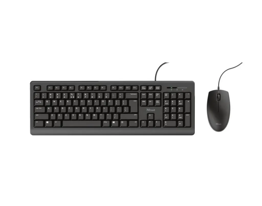 Set tastierë dhe maus Trust Primo, i zi - 1