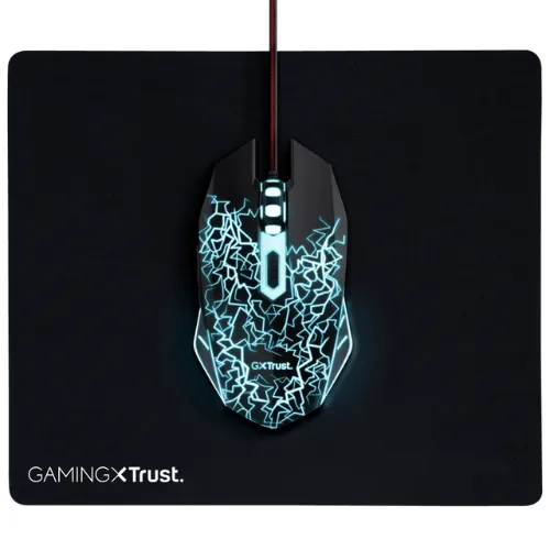 Set maus dhe mauspad Trust Gaming, i zi - 1