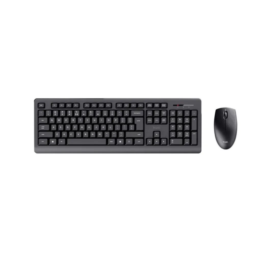 Set tastierë dhe maus Trust Primo Wireless, të zi - 1