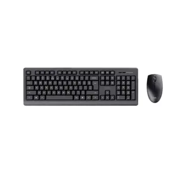 Set tastierë dhe maus Trust Primo Wireless, të zi